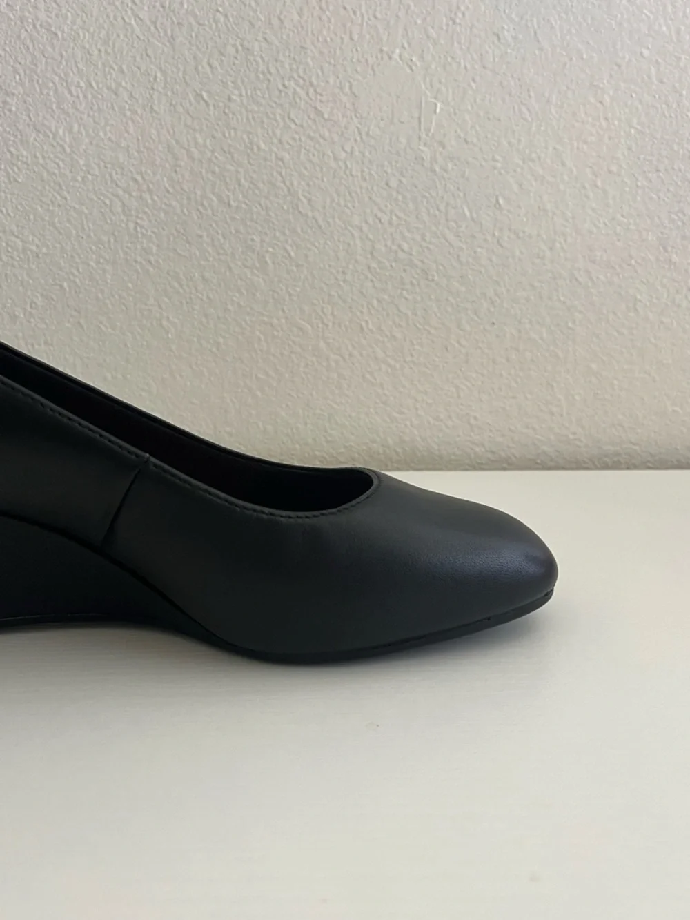 Clarks Ultimate Comfort Classic Black Wedge Pumps - Women's Dress Wedges 10W